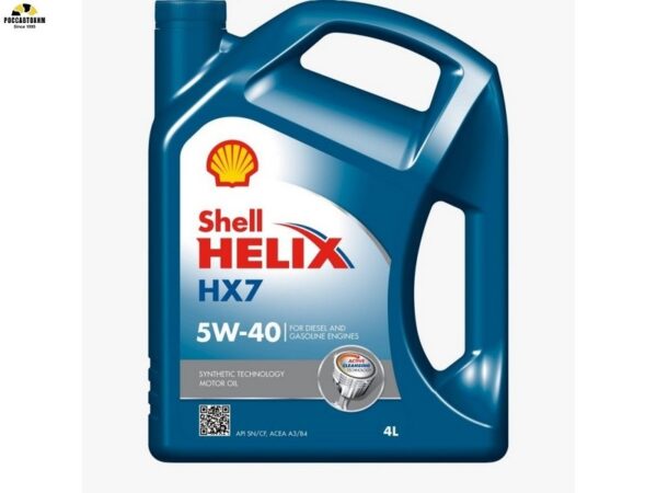 Масло моторное Shell Helix HX7  5W40  4л  п/с