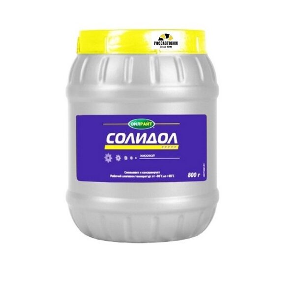 Смазка солидол жировой OILRIGHT 800г