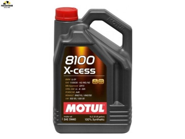 Масло моторное MOTUL 8100 X-cess GEN2 5w40 A3/B4 5л /111682/