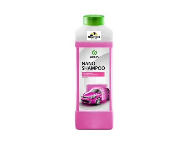 Автошампунь GRASS "Nano Shampoo" защита 30 дней, пленка-блеск 1л