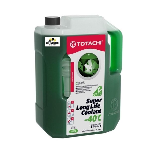 Антифриз TOTACHI SUPER LONG LIFE COOLANT Green -40C 4л