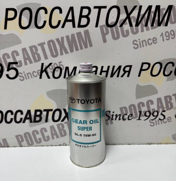 TOYOTA GEAR OIL SUPER  Масло трансмиссионное 75W90 1л 08885-03106